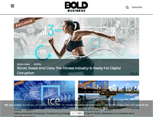 Tablet Screenshot of boldbusiness.com