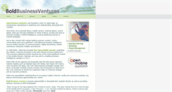 Desktop Screenshot of boldbusiness.co.uk